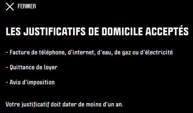 Vérification de Winamax